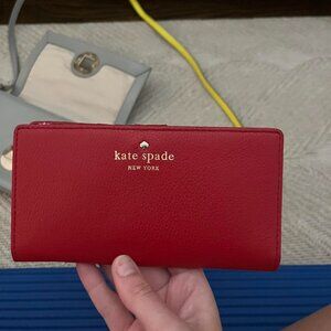 Kate Spade New York red wallet